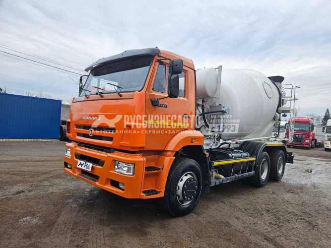 Купить Автобетоносмеситель 5814Z9 на шасси КАМАЗ 6520 (Евро-5)9м3 б/у (2023 г. 14 914км; 1 173м/ч км)(1940) в компании Русбизнесавто - изображение 6